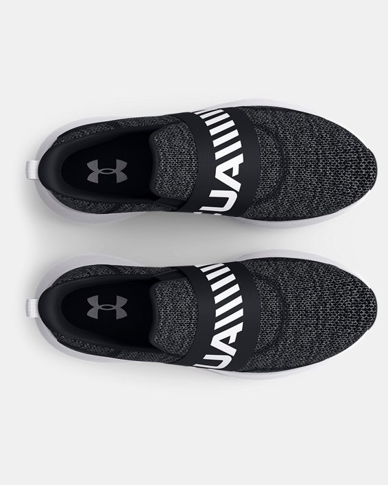Men's UA Surge 3 Slip Running Shoes, Black, pdpMainDesktop image number 2
